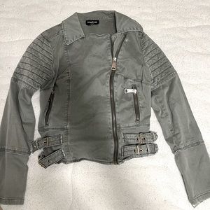 Vintage olive green Bebe jacket
